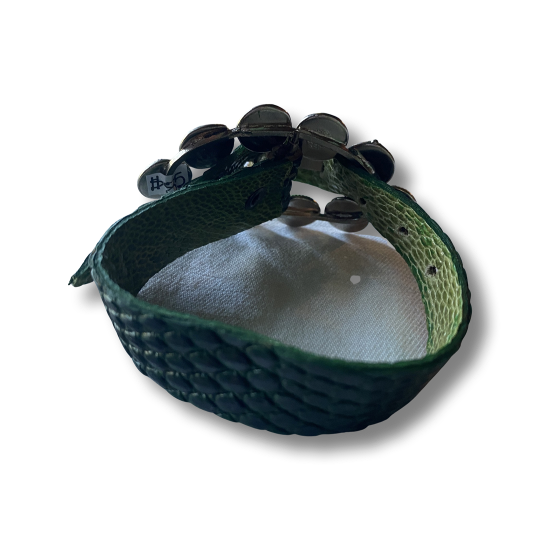 Leather Flower Bracelet – Blisse Accessories